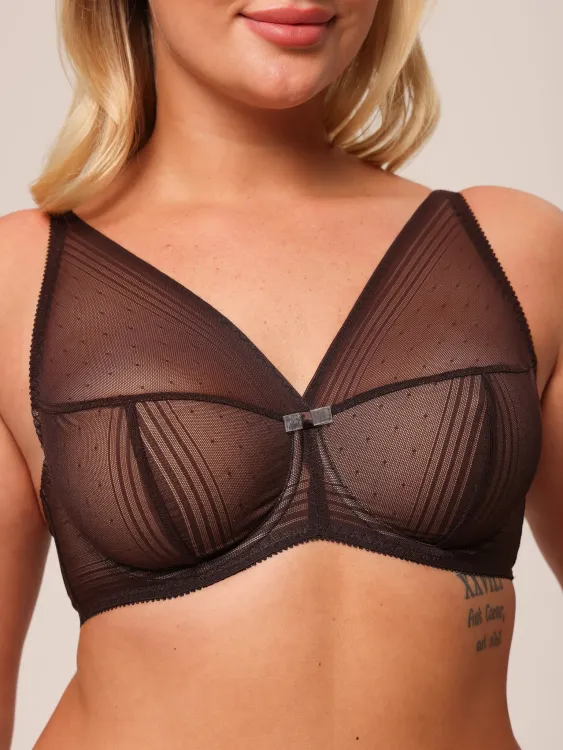 Бюстгальтер Zebra бралетт мягкая чаша на каркасах (шоколад)