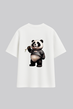 T-Shirt Funny Panda (White)