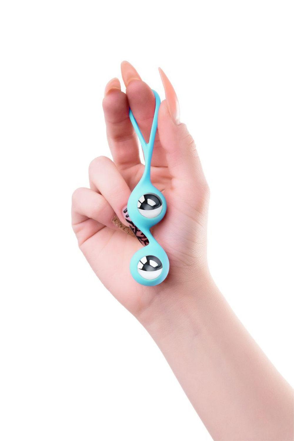 Голубые вагинальные шарики Futa (Цвет: голубой)