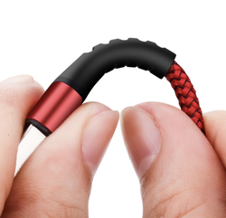 Кабель ROSCO Type-C 2 метра оптом (арт. CABLE-USB-TYPE-C-2M-RED)