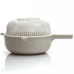 Дуршлаг пластиковый двойной d-22,5см