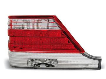 Задние фонари red white led для Mercedes S W140