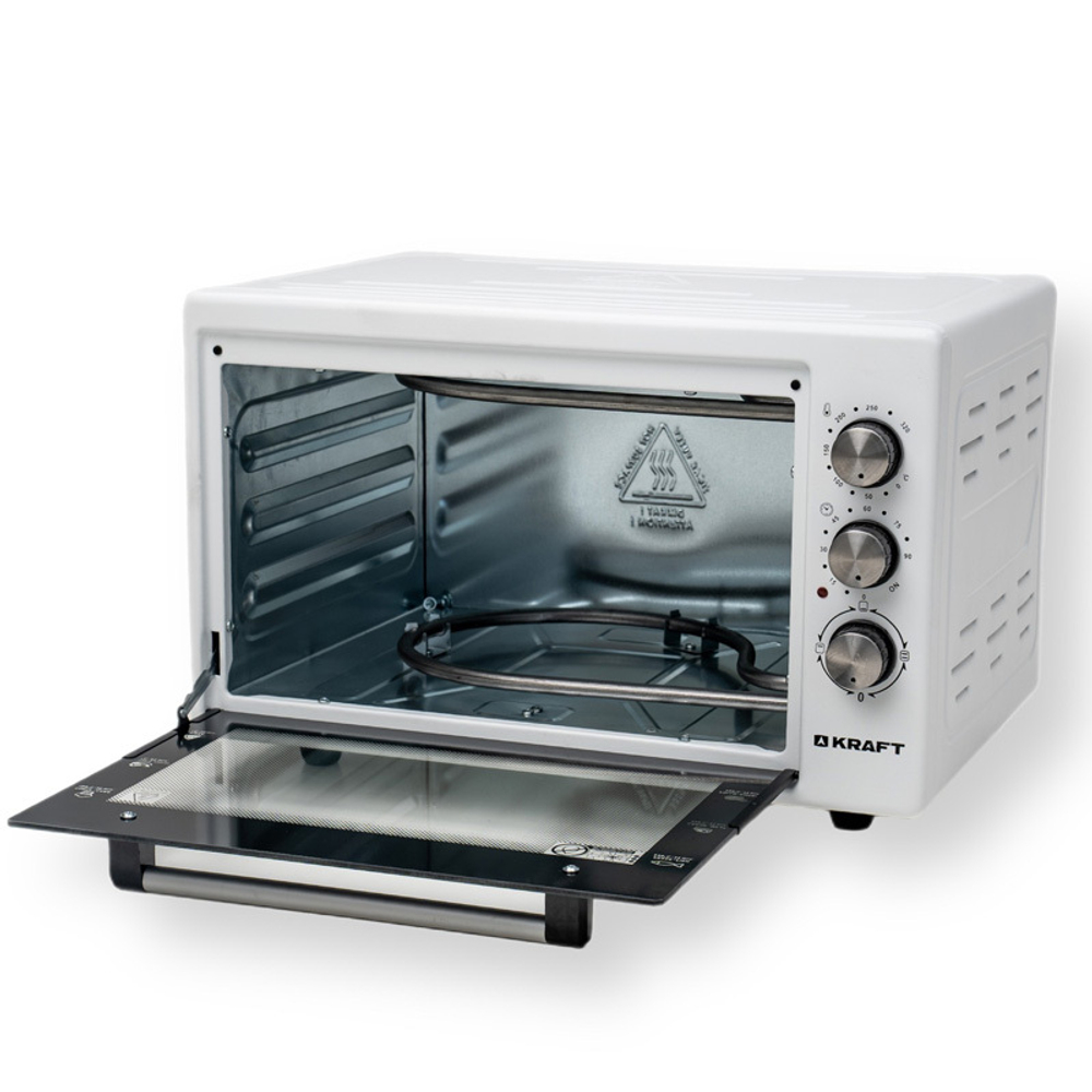 Электропечь Kraft KF-MO3200W, белый