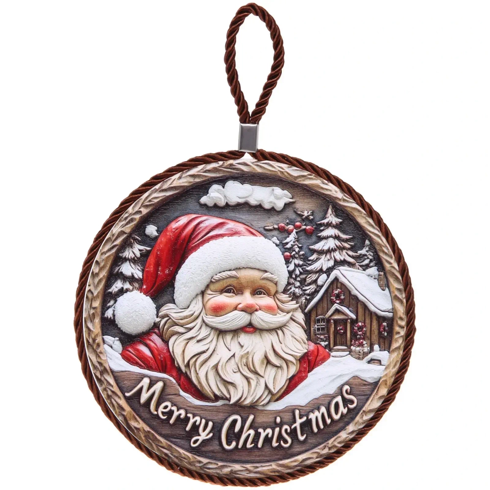 Подставка под горячее керамика 16см «Добрый Дед Мороз»