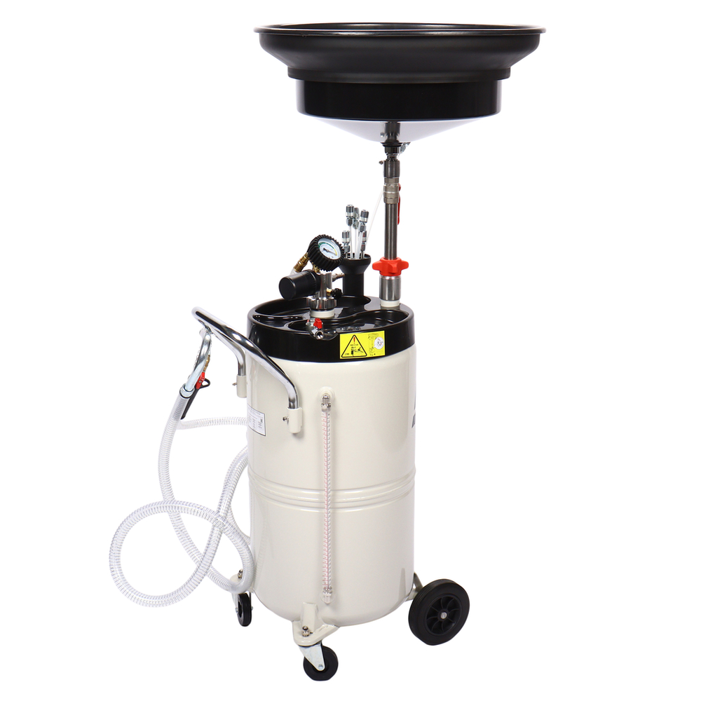 Установка для замены масла 65л с поворотным поддоном 15л и колбой GTE