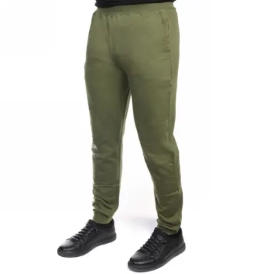 Брюки модель «трико» мужские, цвет хакки, р 52