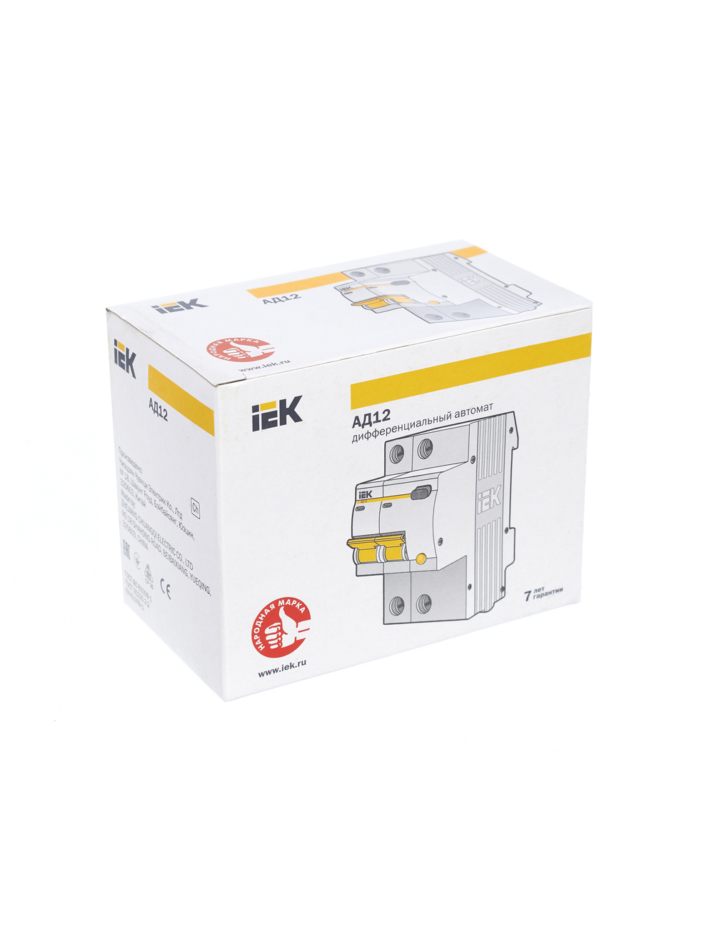 KARAT Дифференциальный автомат АД12 2P 16А 100мА тип AC IEK