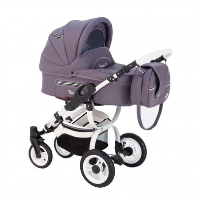 Детская коляска-люлька Reindeer City Lily, эко-кожа (фиолетовый)