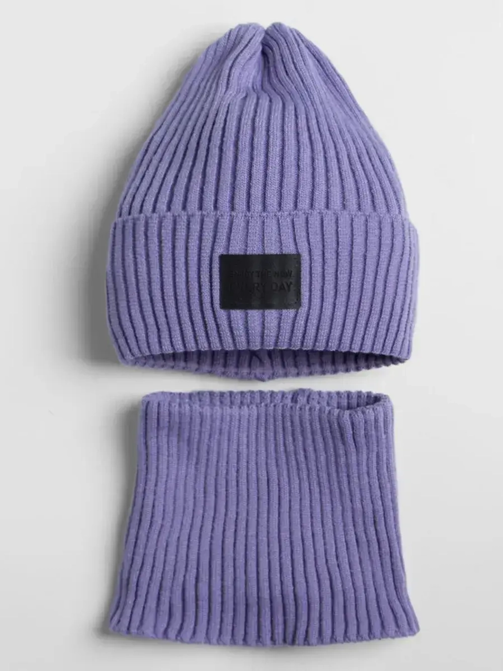 Шапка и снуд для девочки для осени