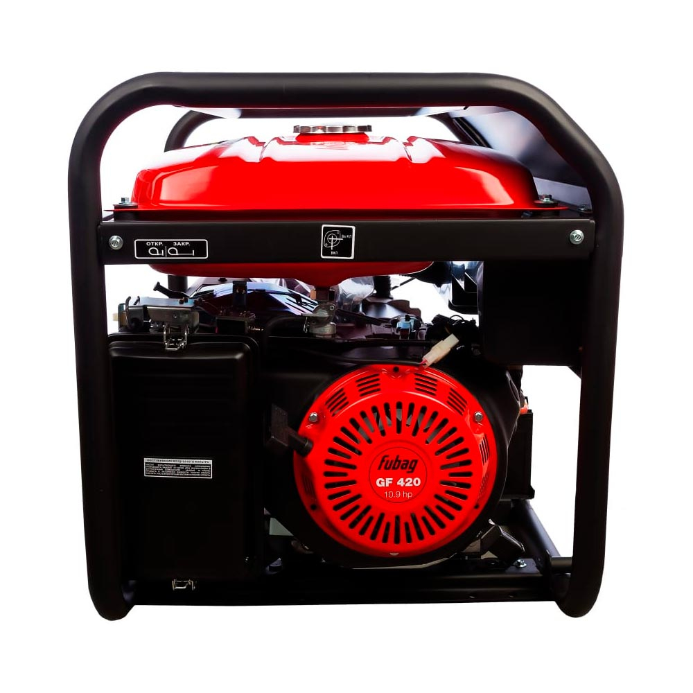 Бензиновый генератор с электростартером и коннектором автоматики Fubag BS 6600 A ES