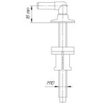 Крепеж для сиденья ВестМ Белый   NEW