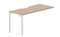 Стол 158х68х75см (эргономичный вырез) - приставной элемент