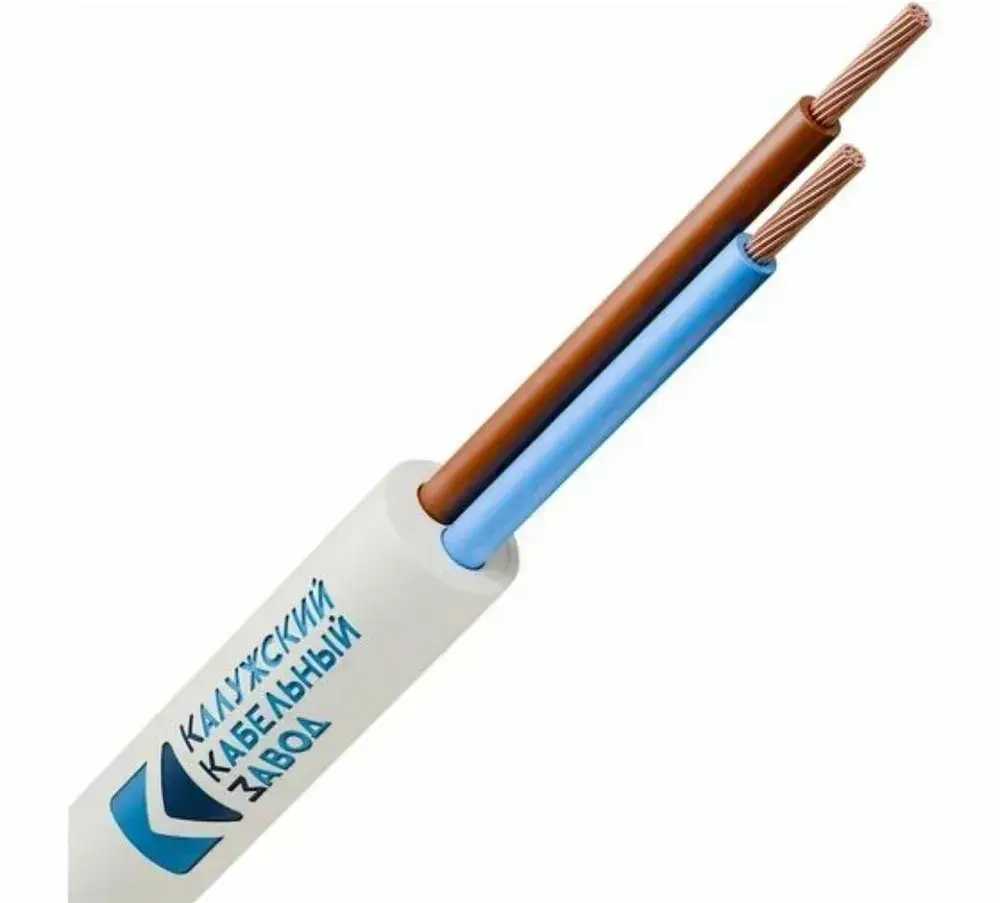 Провод ПВС 2х6 ГОСТ 5 метров Калужский кабельный завод