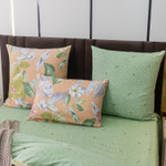 Комплект постельного белья Люкс Сатин 100% хлопок на резинке AR335