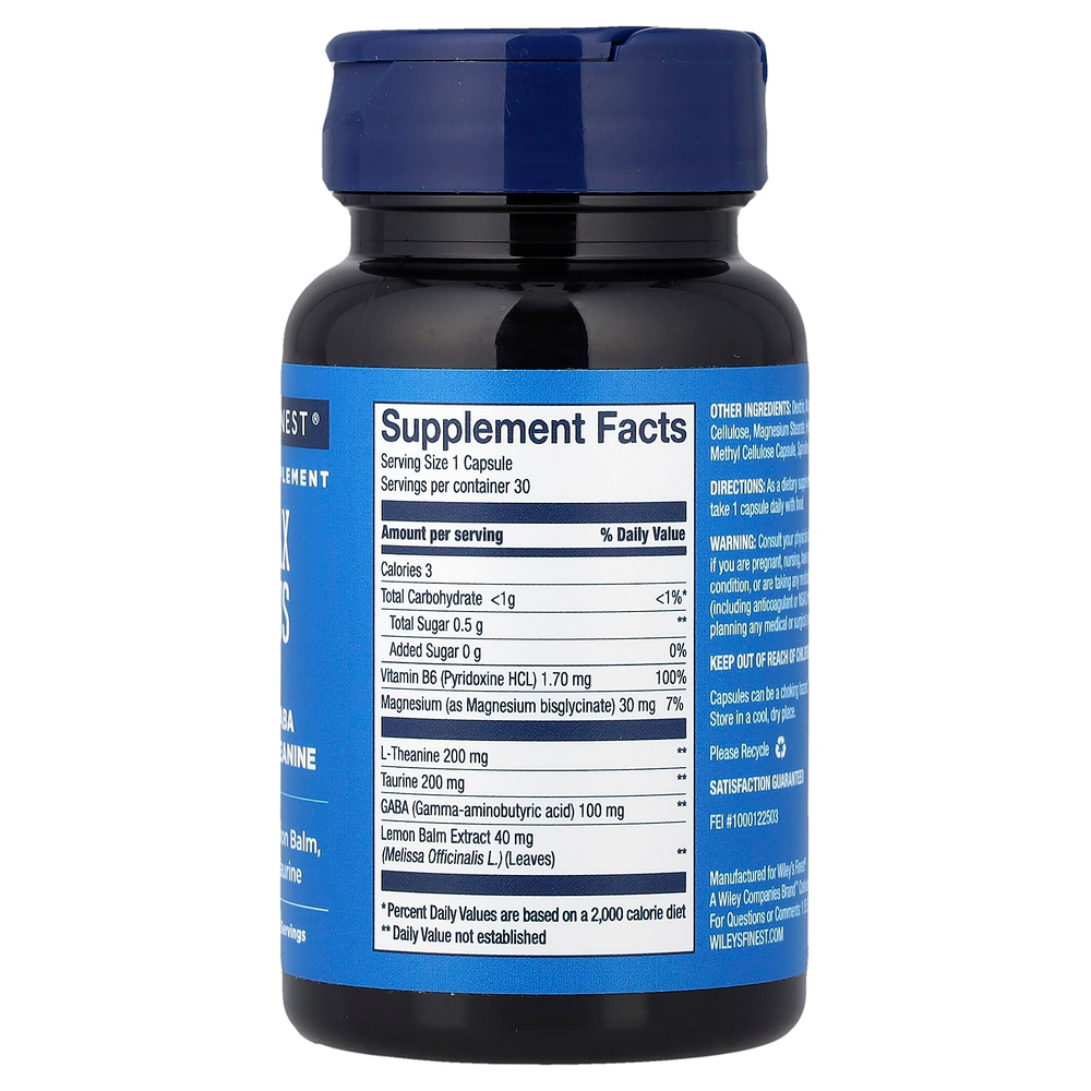 Wiley's Finest, Relax Focus, 30 капсул