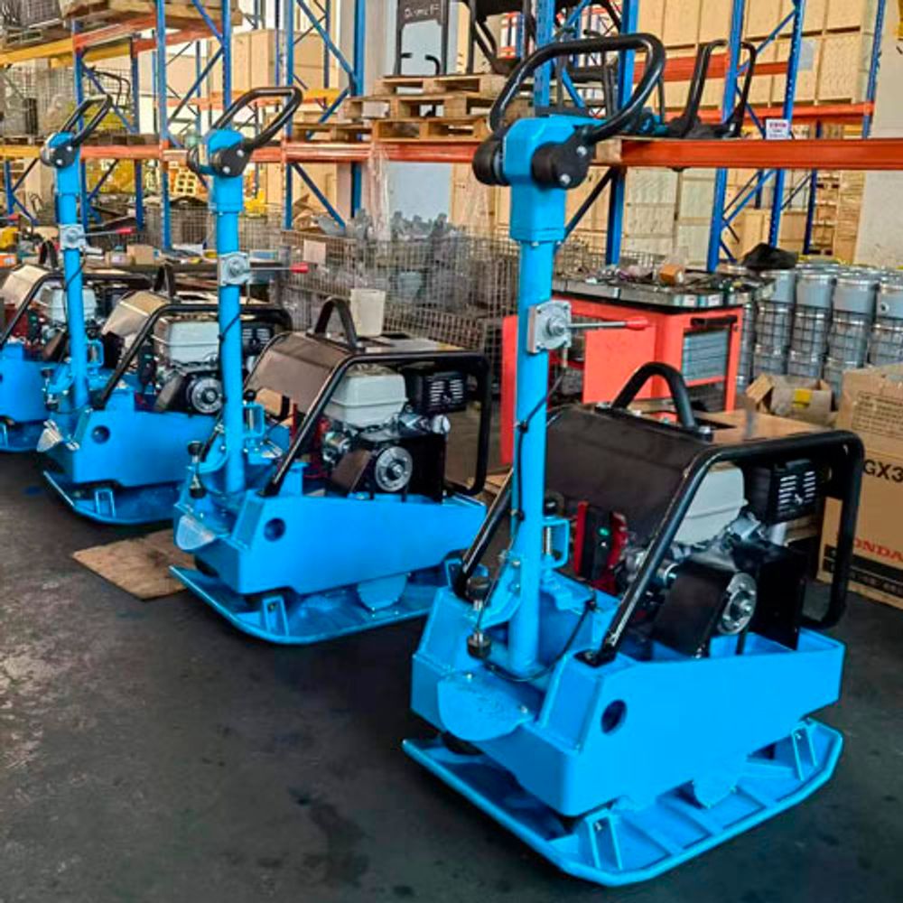 Виброплита дизельная ROBUST CPC-600DE реверсивная - [510 кг / 60 кН / Changfa CF192F]