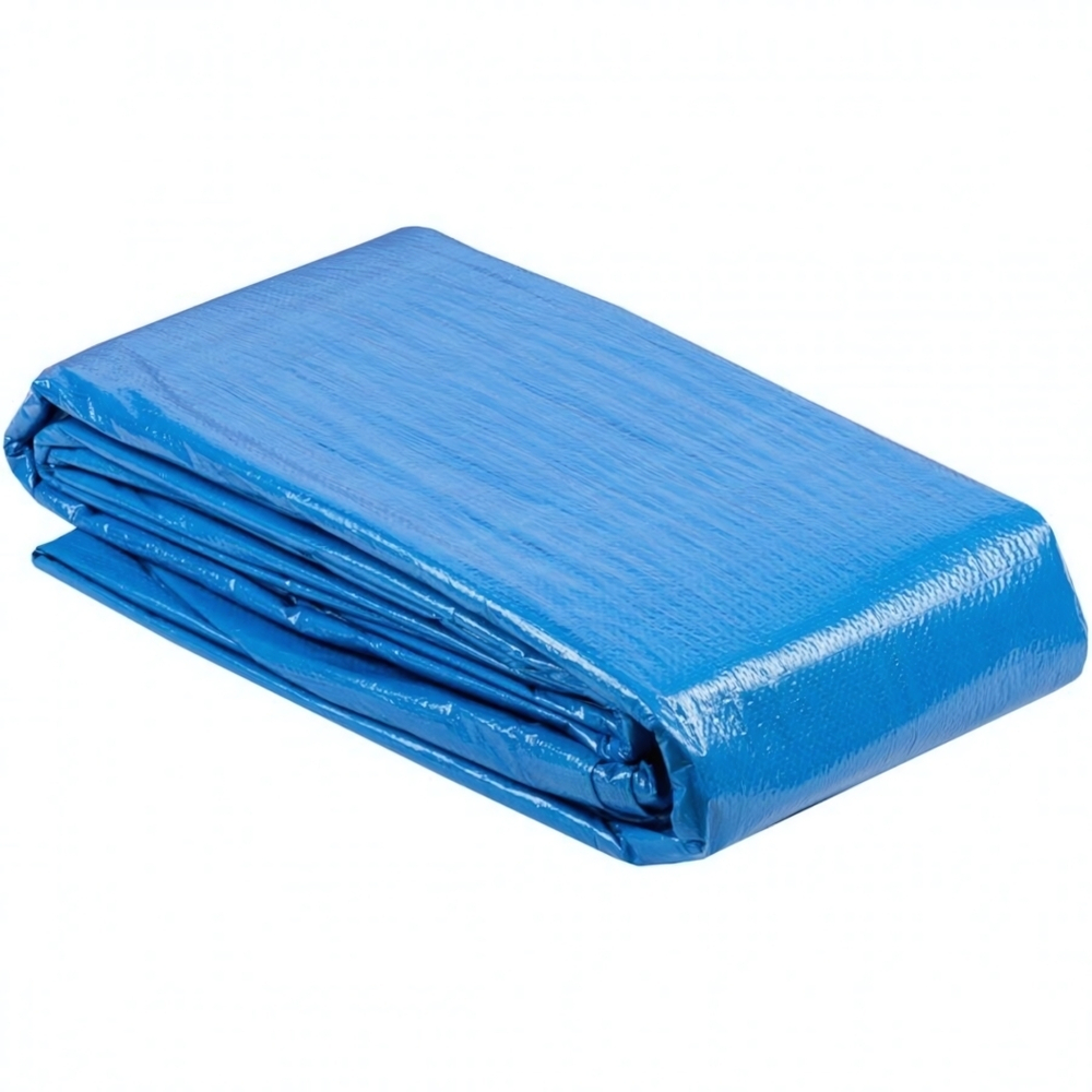 Тент хозяйственный 3*3м, плотность 60г/м2 (синий)