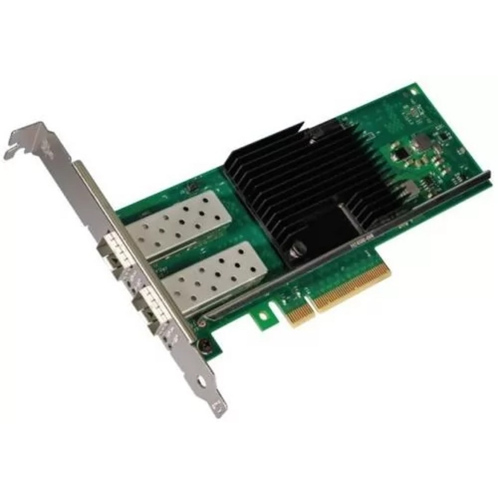 Сетевая карта EX710DA2G1P5 Intel Ethernet Converged Network Adapter X710-DA2, 10GbE/1GbE dual ports SFP+, open optics, PCI-E 3.0x8 (Low Profile and Full Height brackets included) bulk