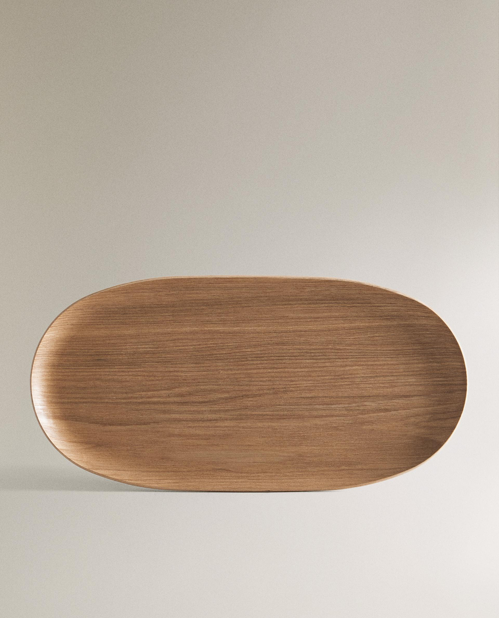 Zara Home Поднос из дерева, цвет бежевый, 31 см