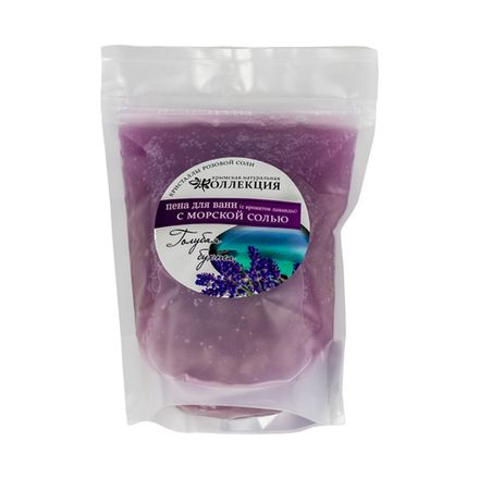 Пена для ванн с морской солью "Голубая бухта" с ароматом лаванды