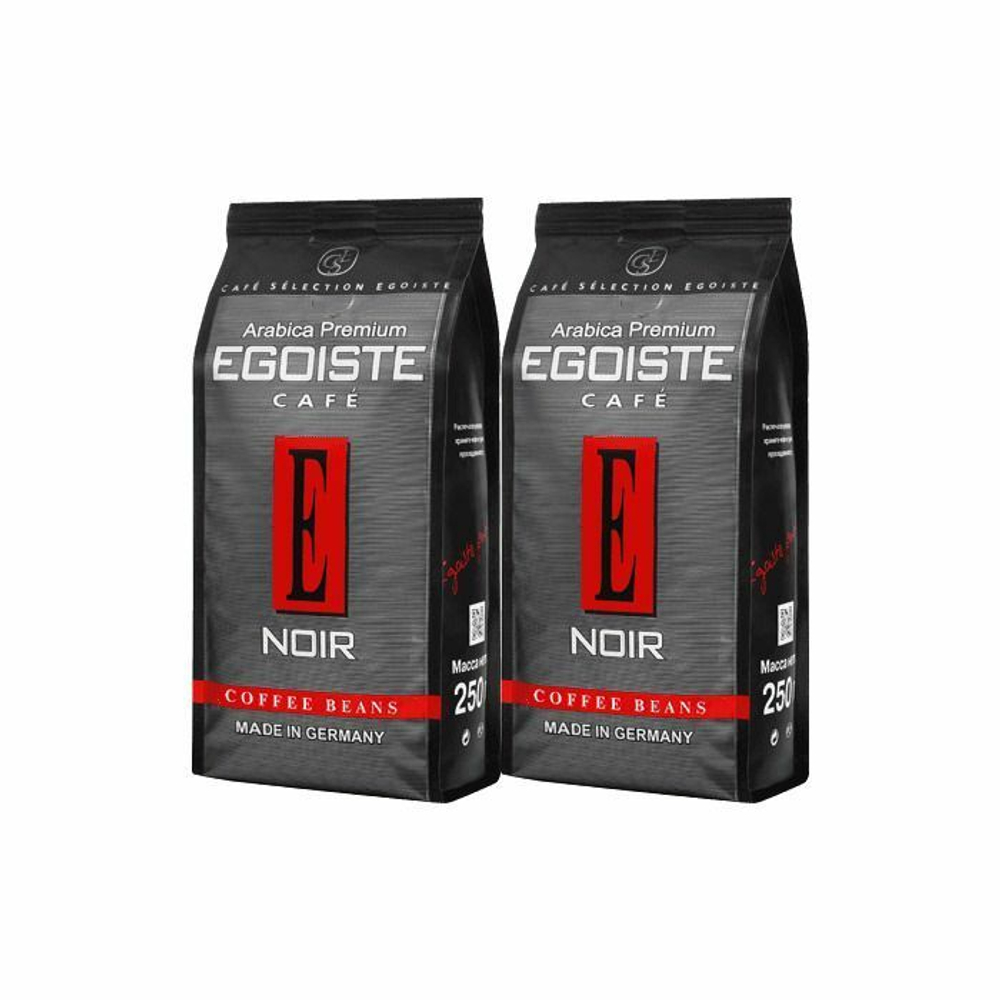 кофе в зернах Egoiste Noir, 250 г (Эгоист) х 2 шт