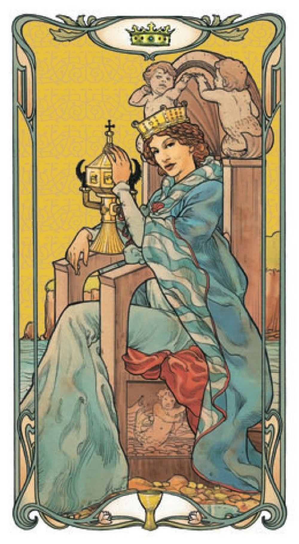 Таро Арт-Нуво Золотое (RUS)