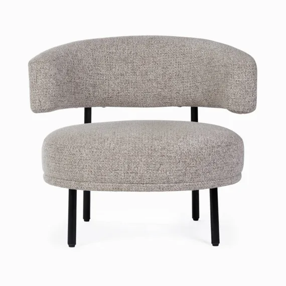 Кресло Lilly светло-серое