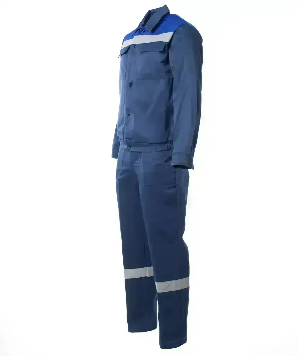 Костюм СТАНДАРТ-2 с СОП куртка, ПК, т.синий/ вас (48-50) 170-176