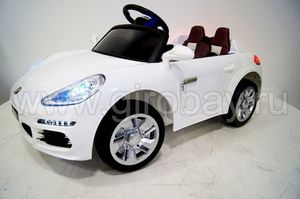 Детский электромобиль River Toys PORSHE E001EE белый фото №1