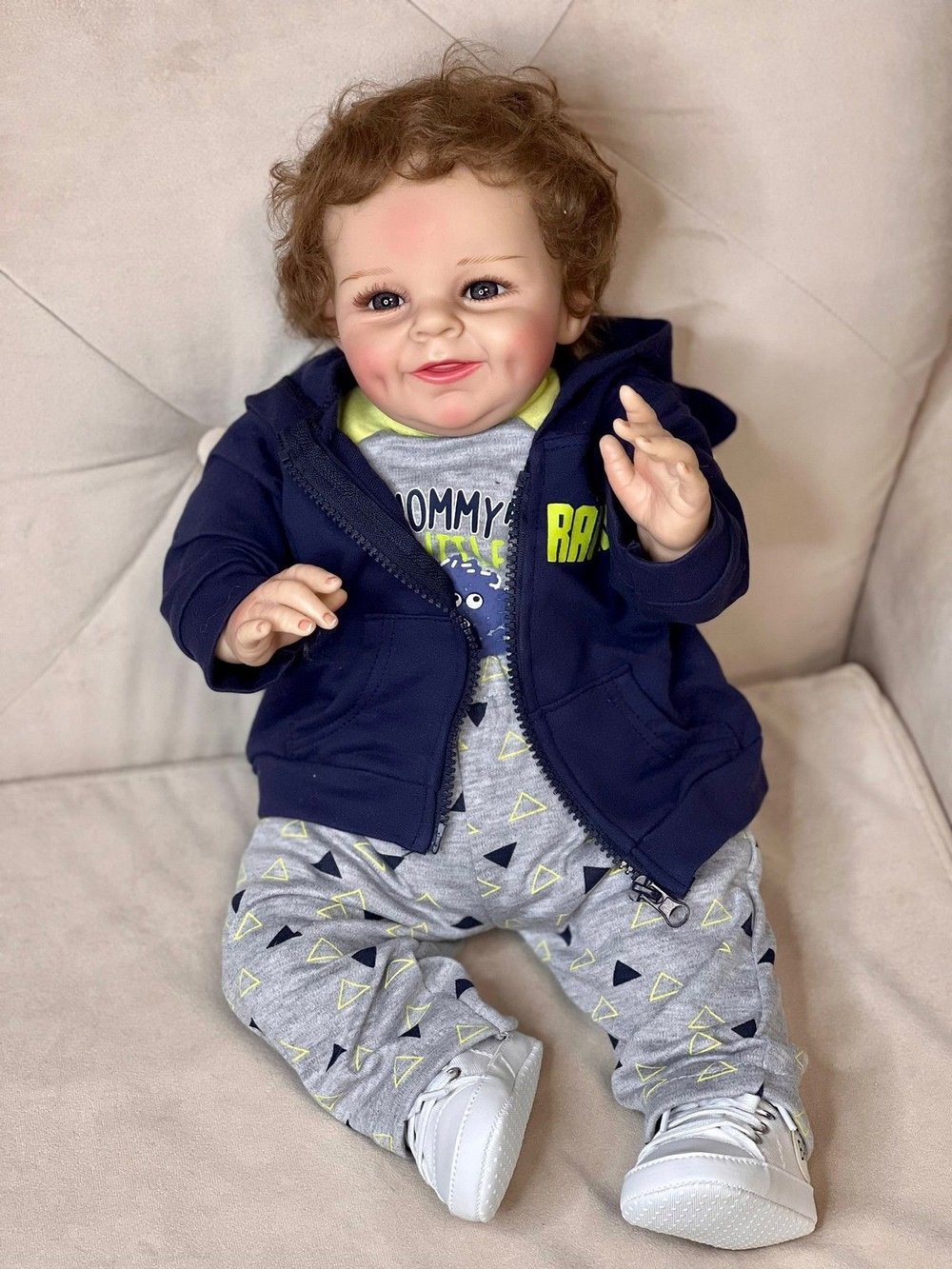 Кукла Реборн мягконабивная 55см (FA-158)