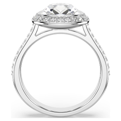 UNA:RING CUSHION HALO CRY/RHS 55