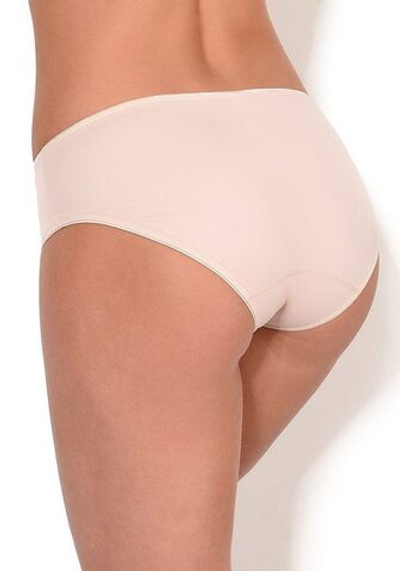 Трусы-слипы с мелким каплевидным узором (Размер: 54) (Цвет: грязно-розовый)