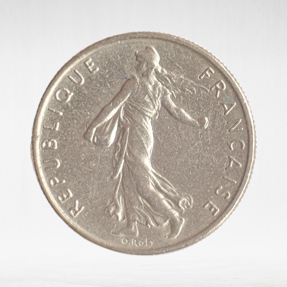 France, ½ Franc 1965 - Signature "O. Roty", VF