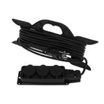 Удлинитель-шнур на рамке КГ 3х1,5, 10м, 3 гнезда, морозостойкий, с/з, 16А, 3500Вт, IP44 (Сделано в Р