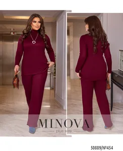 Костюм 454-бордо Minova
