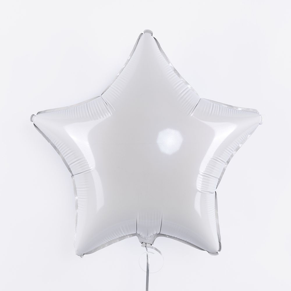 F Шар Звезда 18''/46 см, Белый (БГ-15) 