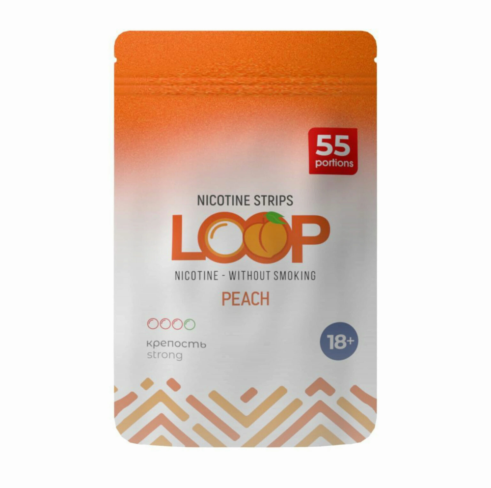 LOOP PEACH НИКОТИНОВЫЕ ПЛАСТИНКИ (12 МГ) - ПЕРСИК
