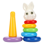Пирамидка "Кролик" 6 колец (Нордпласт)
