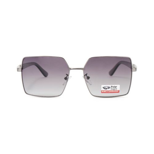 Солнцезащитные очки Polar Eagle 06319 С3 квадрат серебряные