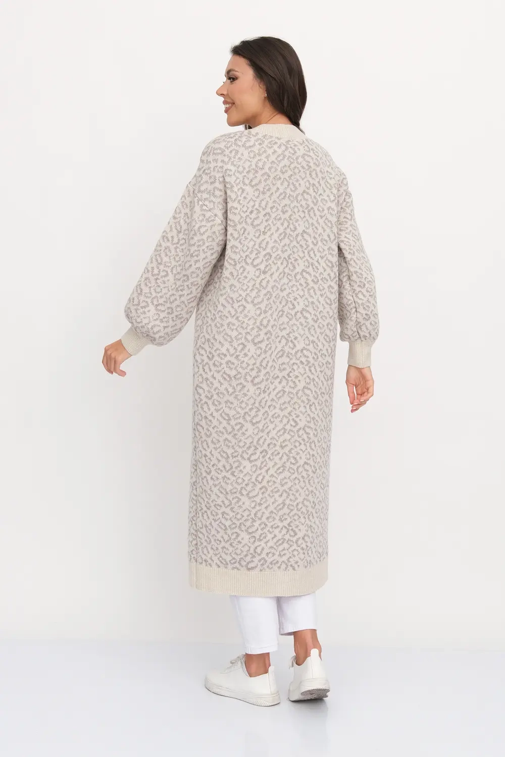 Кардиган И 016/беж-молочный