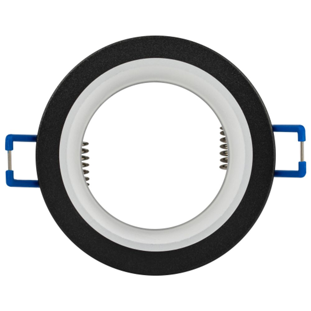Светильник встраиваемый декоративный ЭРА DK106 BK под лампу MR16 GU5.3 черный