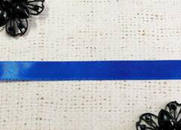 Лента атласная, ш. 1,2 см, василёк