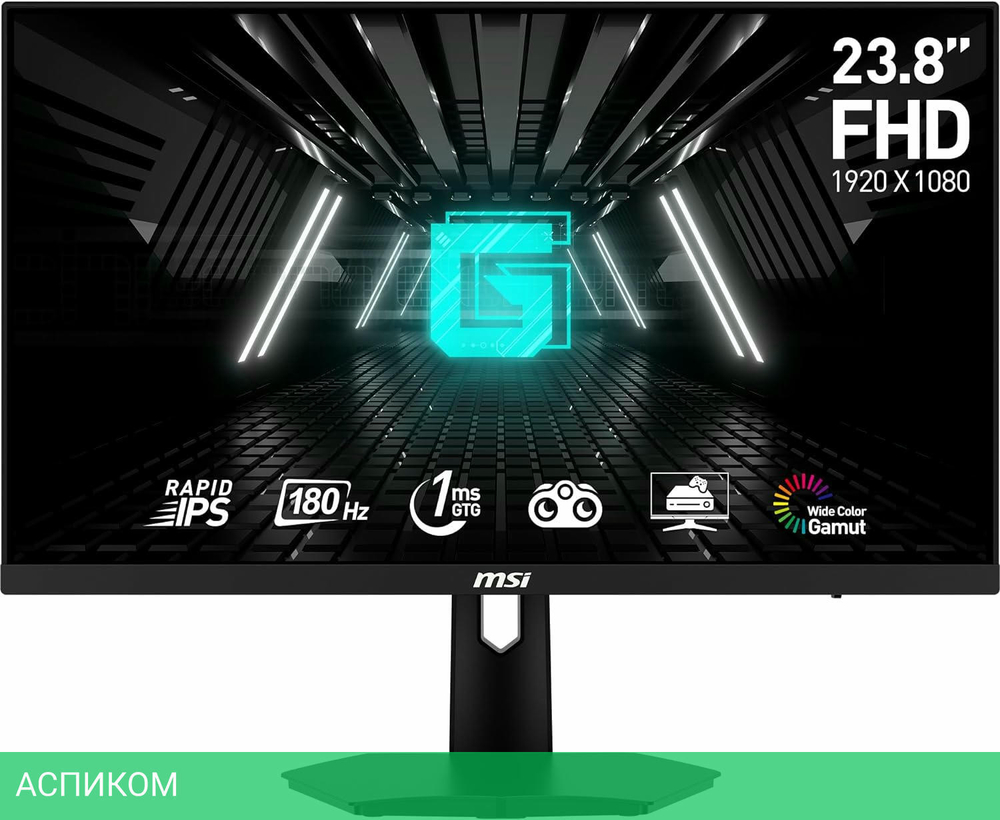 Монитор MSI Optix G244F E2 черный (9S6-3BB4CH-034)