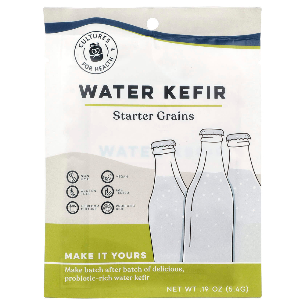 Cultures for Health, Кефир на воде, 1 пакет, 5,4 г (0,19 унции)