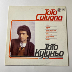 Винтажная виниловая пластинка LP Toto Cutugno Тото Кутуньо (СССР 1985)
