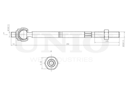 Тяга рулевая UNIO SSP-30020