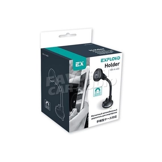 Держатель Exployd EX-H-403 торпедо шарнир черный