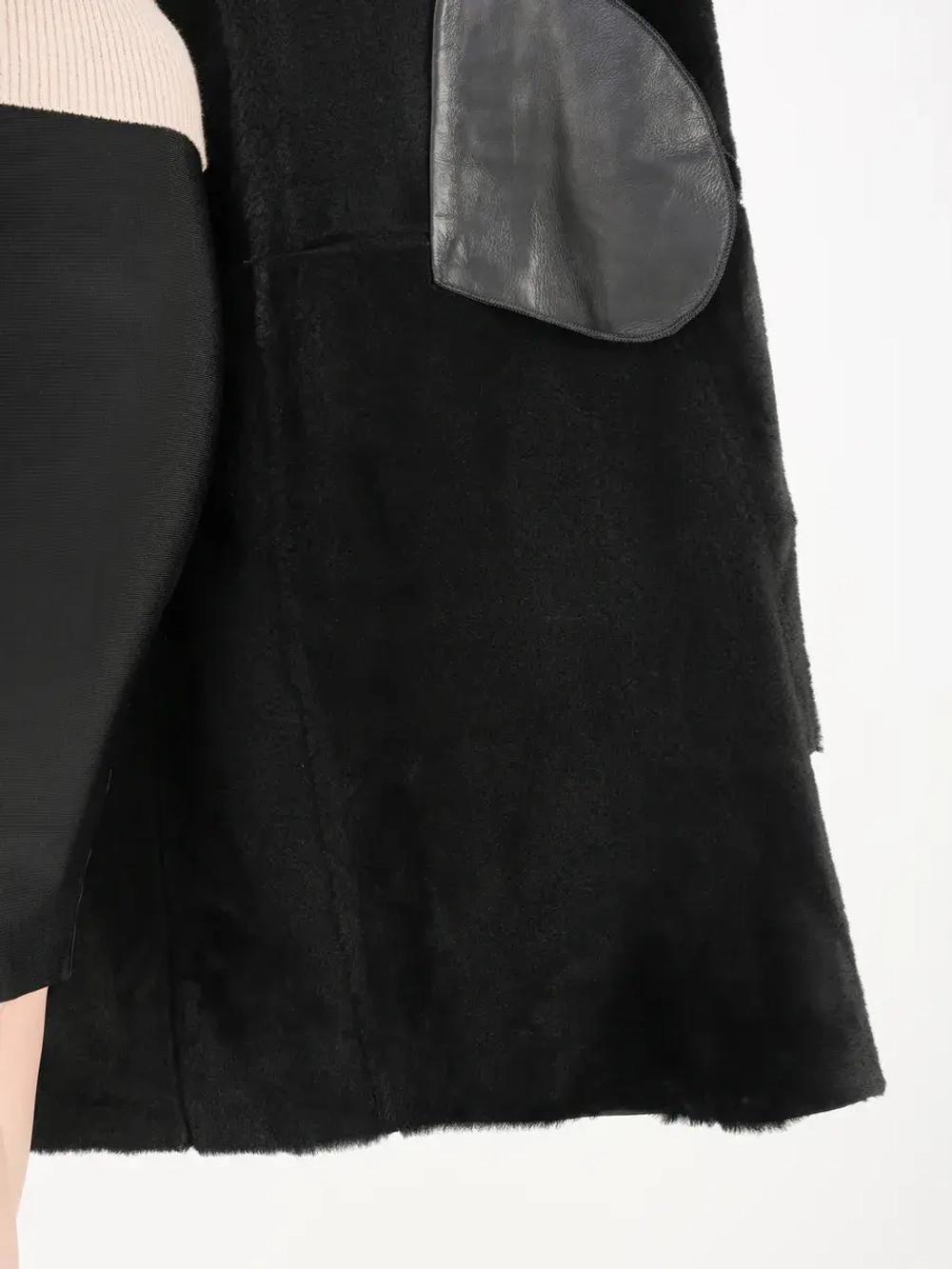 Дубленка зимняя натуральная длинная