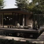 Ваза 101 Copenhagen Sunao Vase Slim, Big - Black