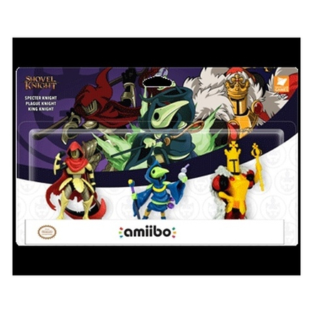 Набор из 3 фигурок Amiibo Shovel Knight Treasure Trove Shovel Knight Коллекция